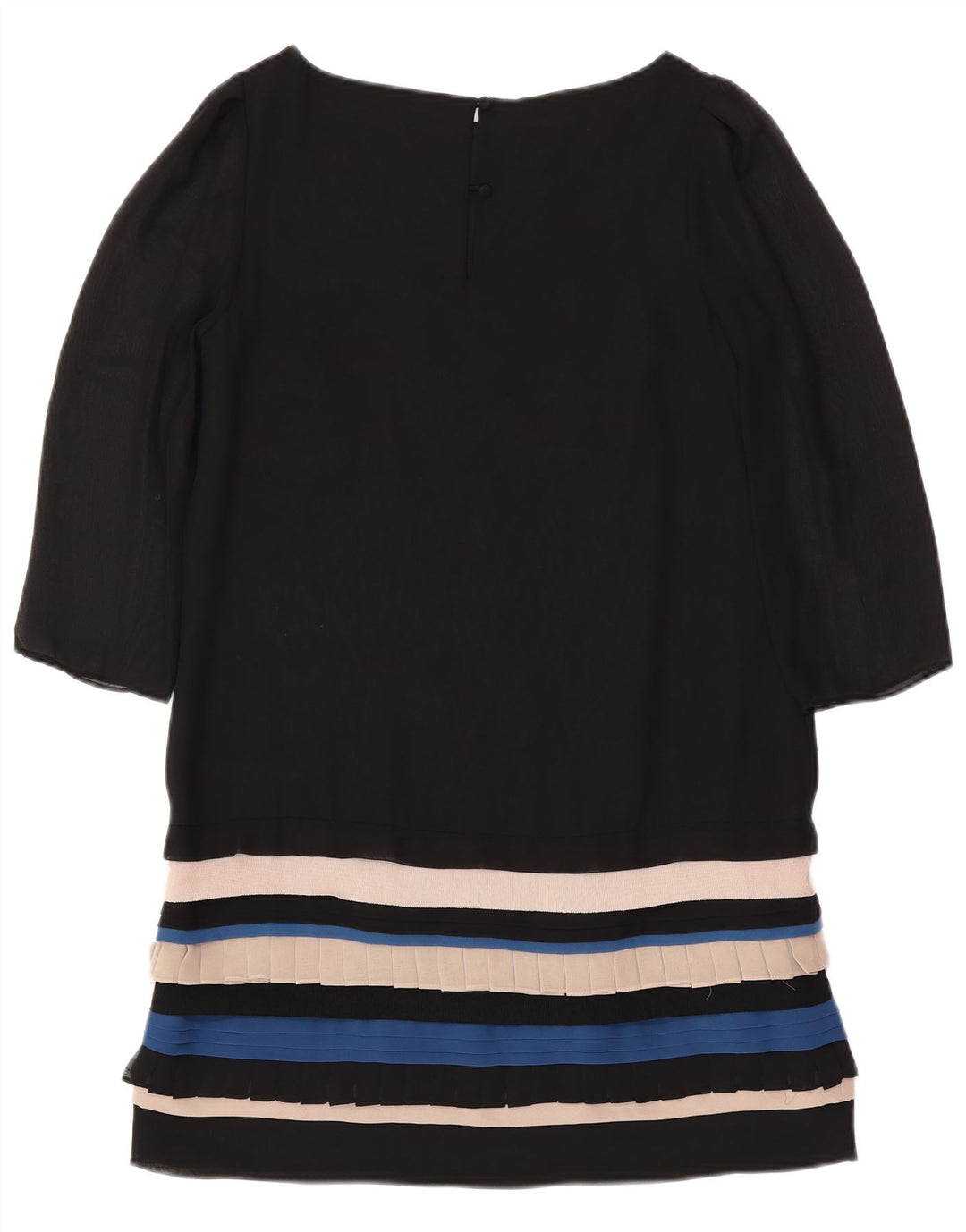 MONSOON Rochie cu mâneci 3/4 pentru femei UK 12 Medium Black Dunge