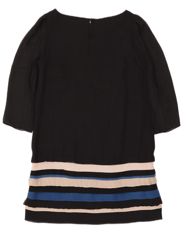 MONSOON Rochie cu mâneci 3/4 pentru femei UK 12 Medium Black Dunge