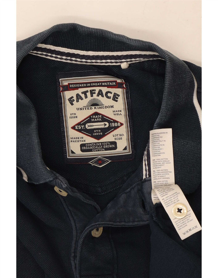 Tricou polo pentru bărbați Fat Face, bumbac mediu albastru bleumarin