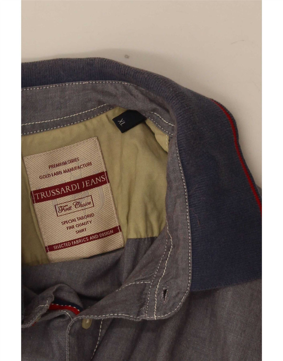 Cămașă cu mânecă scurtă pentru bărbați Trussardi XL gri