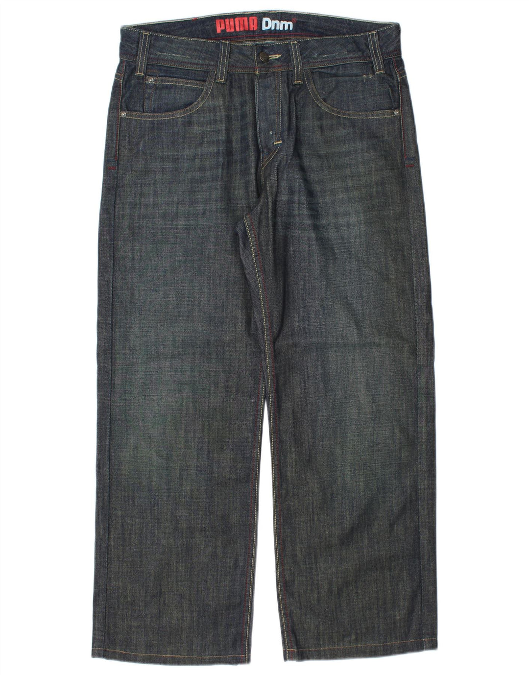 Blugi drepti pentru bărbați Puma W32 L28 Bumbac bleumarin