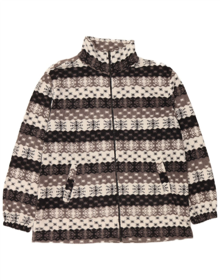 Jachetă din lână pentru bărbați VINTAGE UK 44 2XL Gri Fair Isle