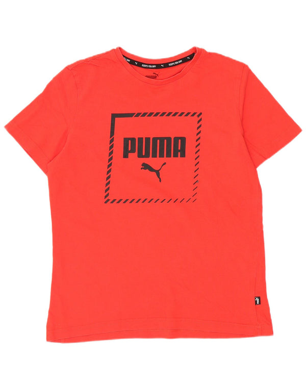 Tricou grafic Puma pentru băieți Top 13-14 ani roșu
