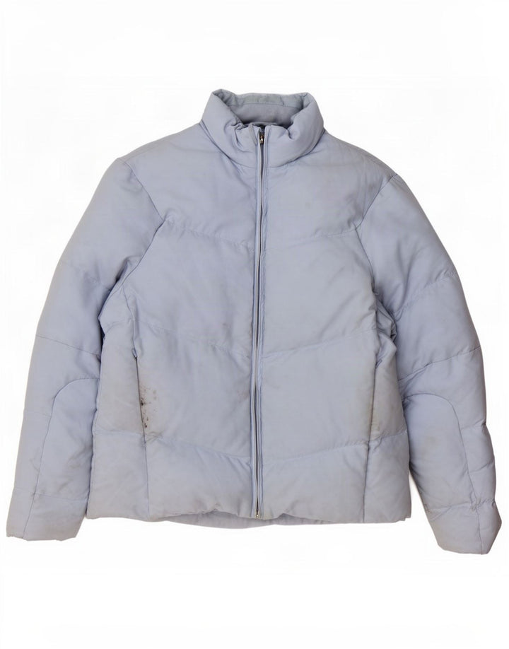 Crew Clothing Jachetă căptușită pentru femei UK 12 Medium Blue Poliester