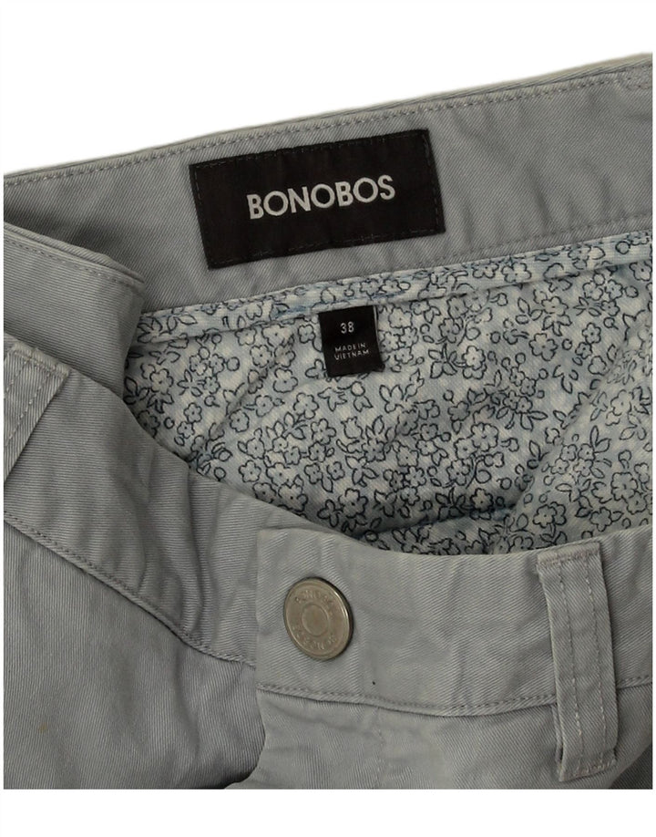 Pantaloni scurți chino BONOBOS pentru bărbați W38 XL bumbac gri