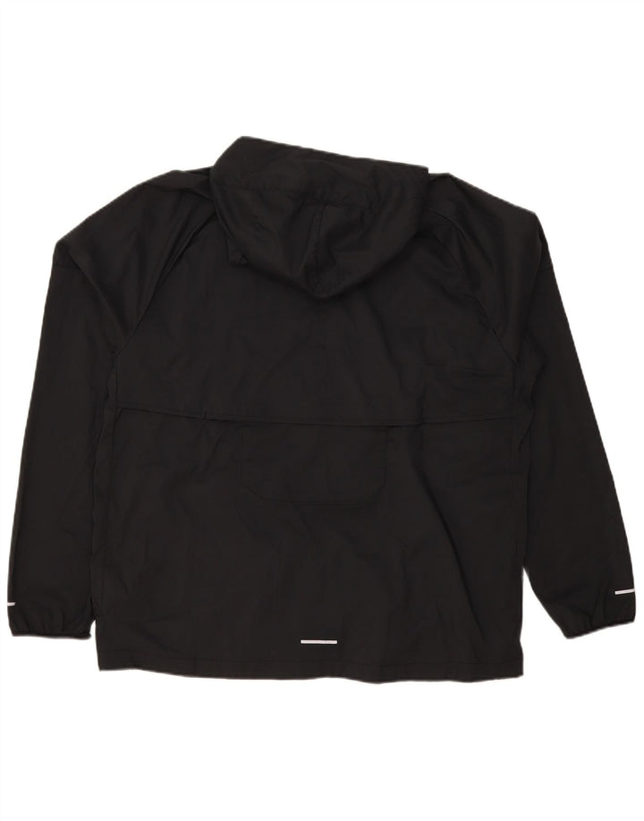 Jachetă de trening cu glugă Nike pentru bărbați, mare, negru, poliester