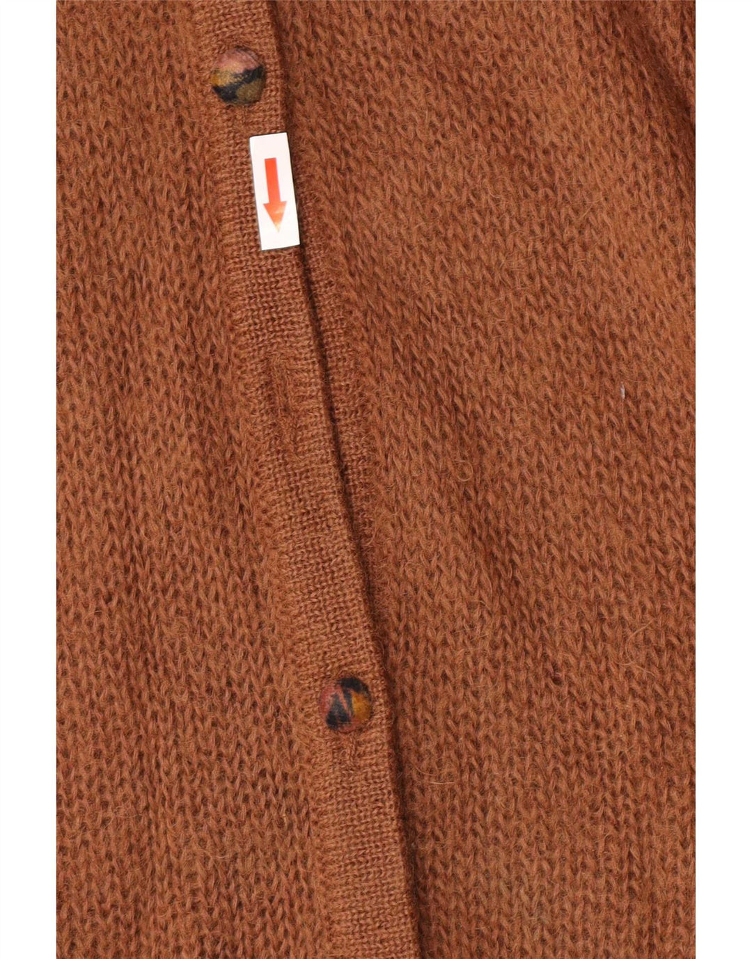 Beatrice Pulover cardigan pentru femei IT 44 Medium Brown Mohair