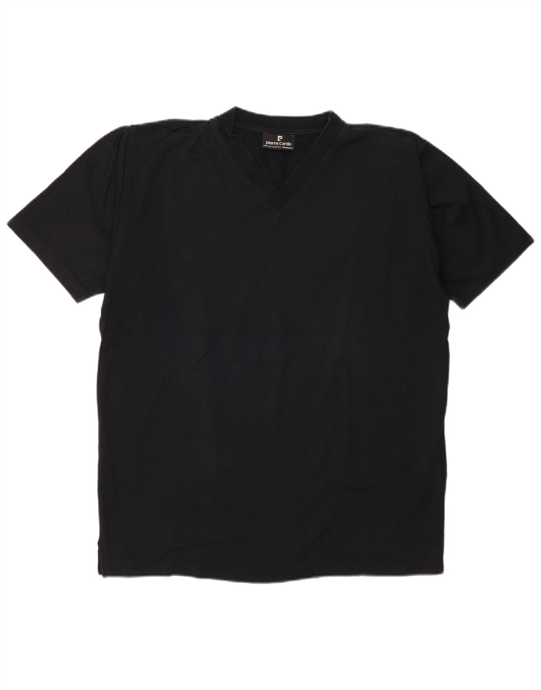Pierre Cardin Tricou Bărbați Top Mediu Negru Bumbac