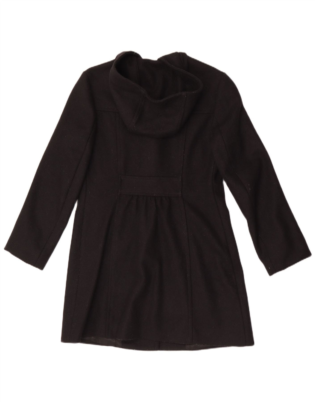 Duffle Coat pentru femei Benetton IT 42 Medium Negru Lână