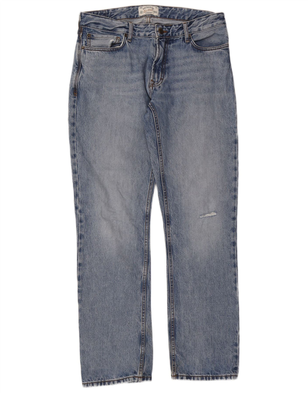 Fat Face pentru bărbați blugi distressed drepte L30 L34 Bumbac albastru