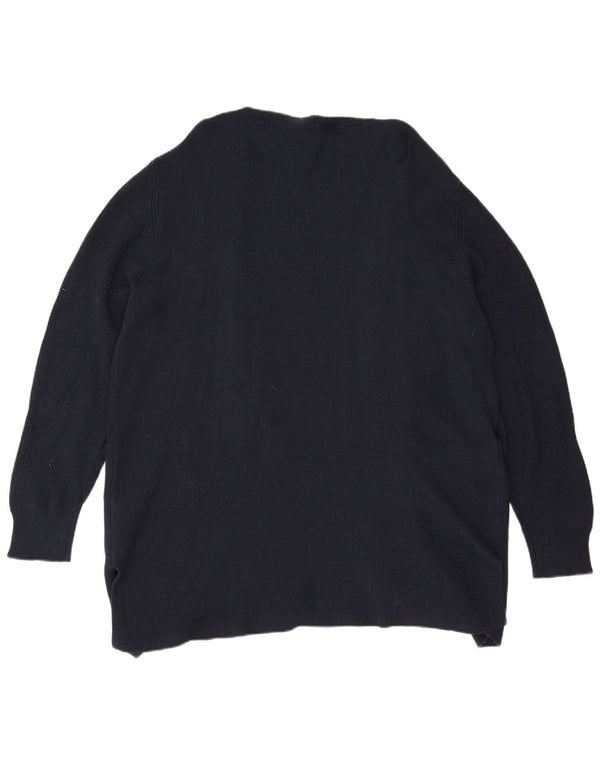 Pulover cardigan deschis pentru femei Marks & Spencer UK 20 2XL Bleumarin