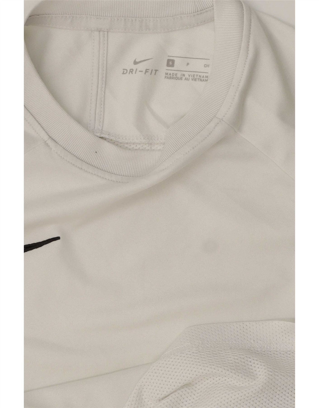 Tricou Nike Dri Fit pentru bărbați Top mic, alb, bloc de culoare