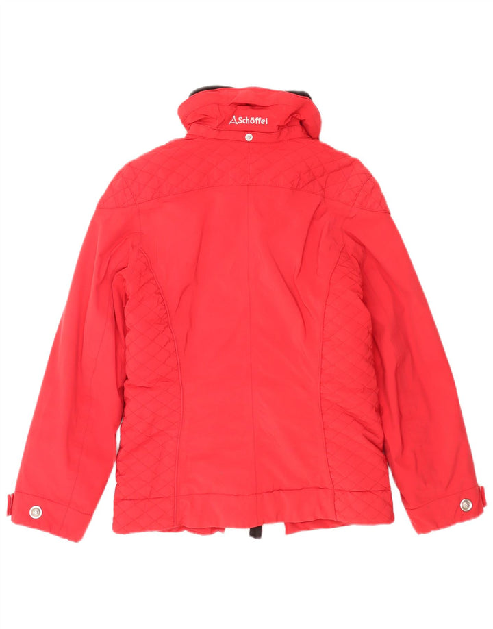 Jachetă de schi Schoffel pentru femei UK 10 Small Red Colorblock Poliamidă