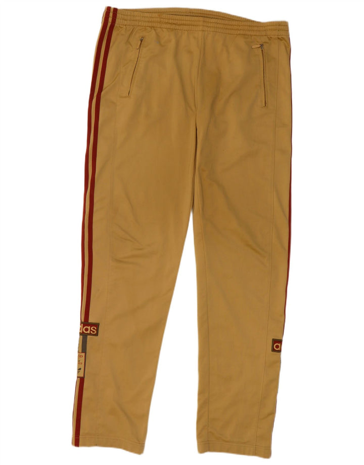 Pantaloni de trening cu grafic pentru bărbați Adidas, poliester mediu kaki