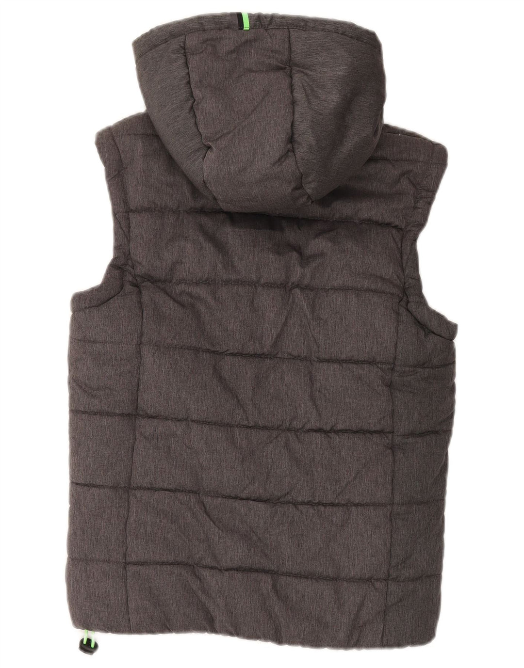 Gilet căptușit pentru bărbați Superdry UK 38 Medium Gri Poliester
