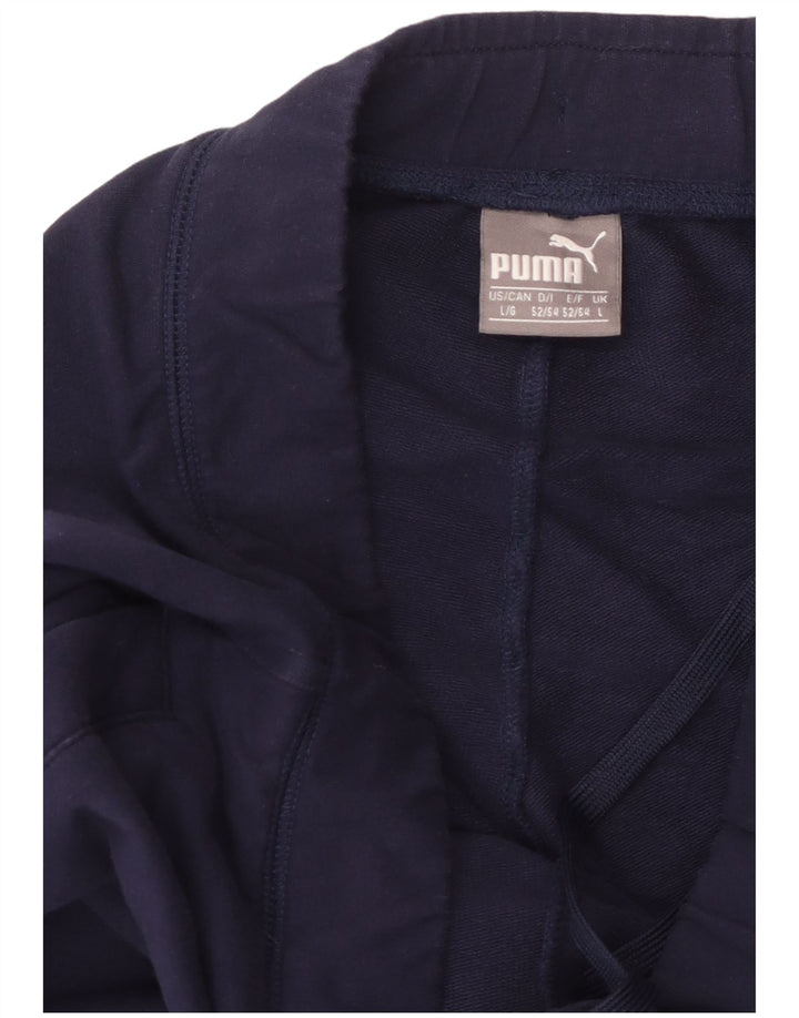 Pantaloni de trening PUMA pentru bărbați Pantaloni de jogging mari, bleumarin, bumbac