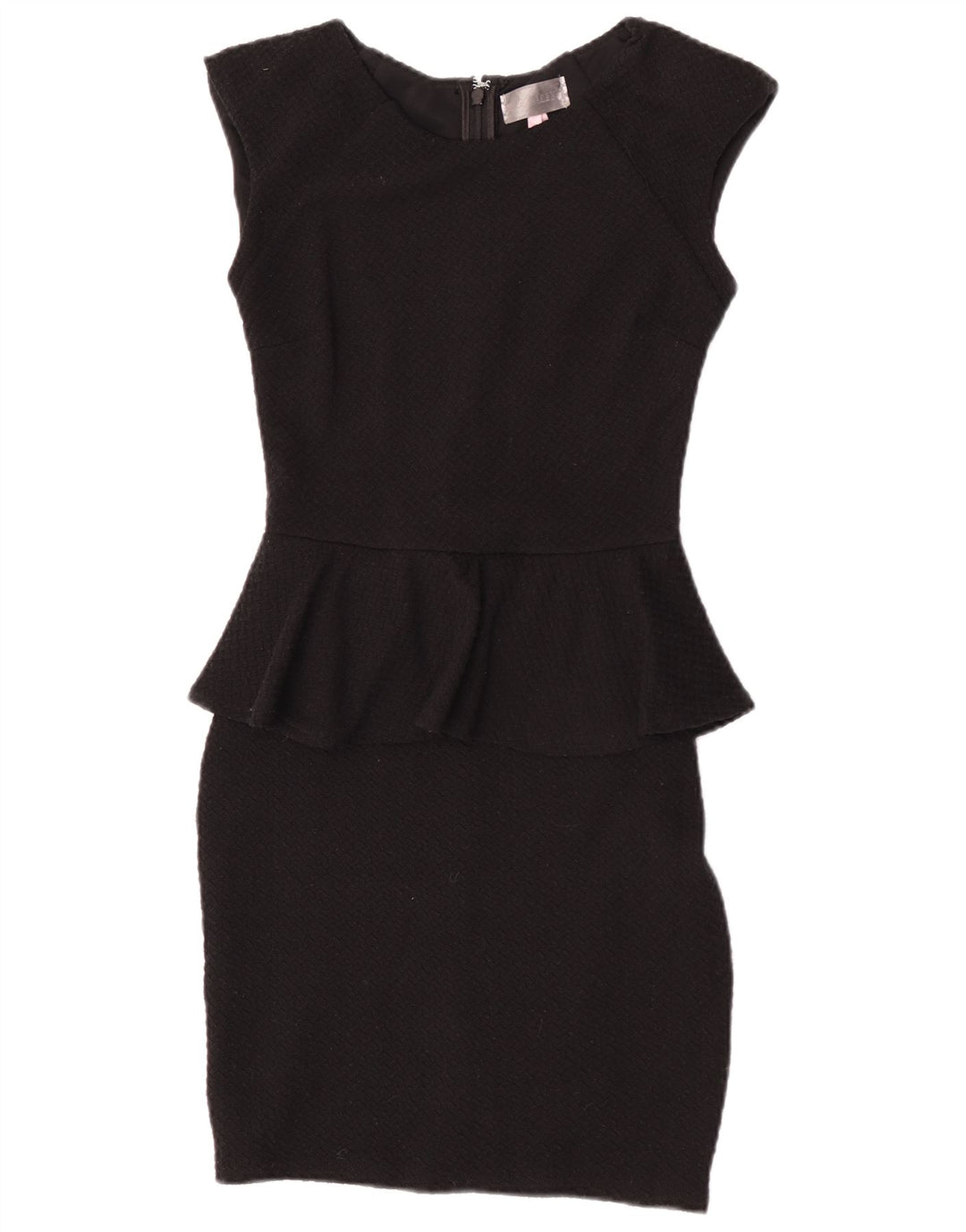 Rochie Lipsy pentru femei peplum UK 8, poliester negru mic
