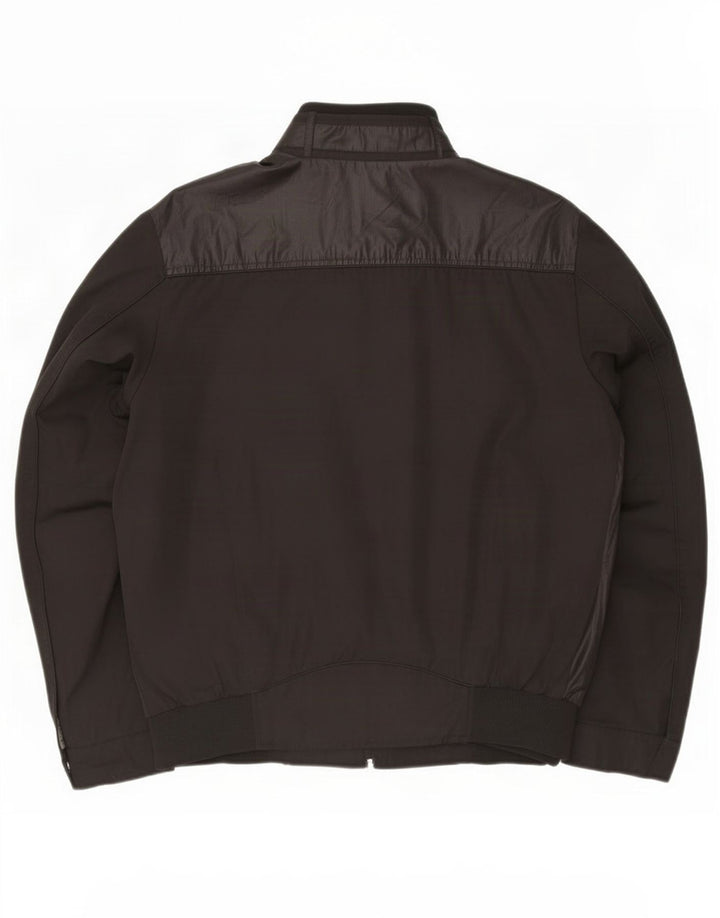 Jachetă Bomber pentru bărbați Trussardi Jeans IT 54 2XL Poliester negru