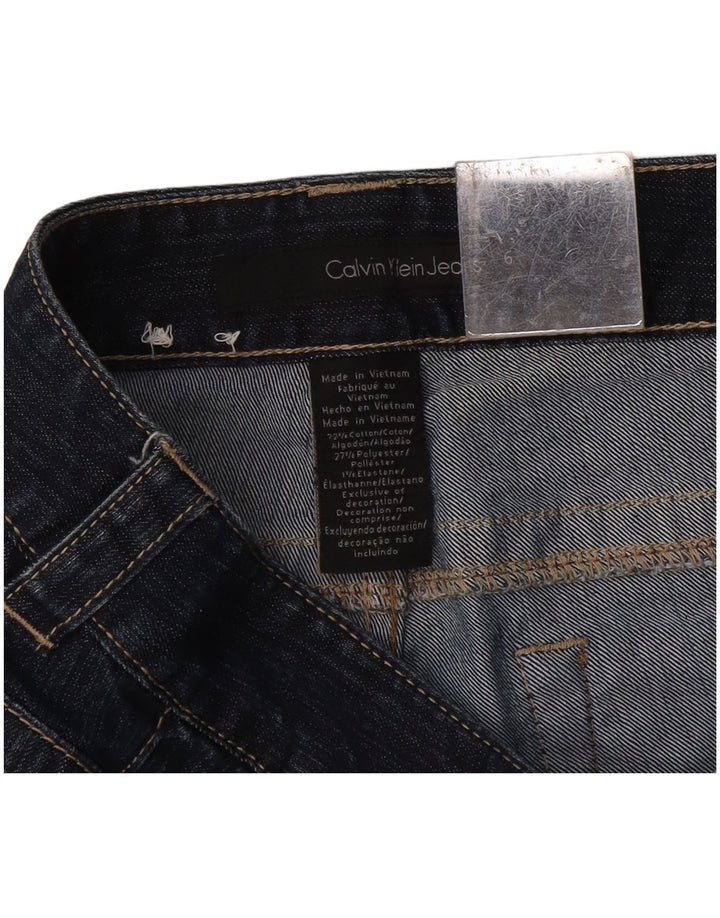 Blugi evazați pentru femei Calvin Klein US 6 Medium W30 L32 Bumbac bleumarin