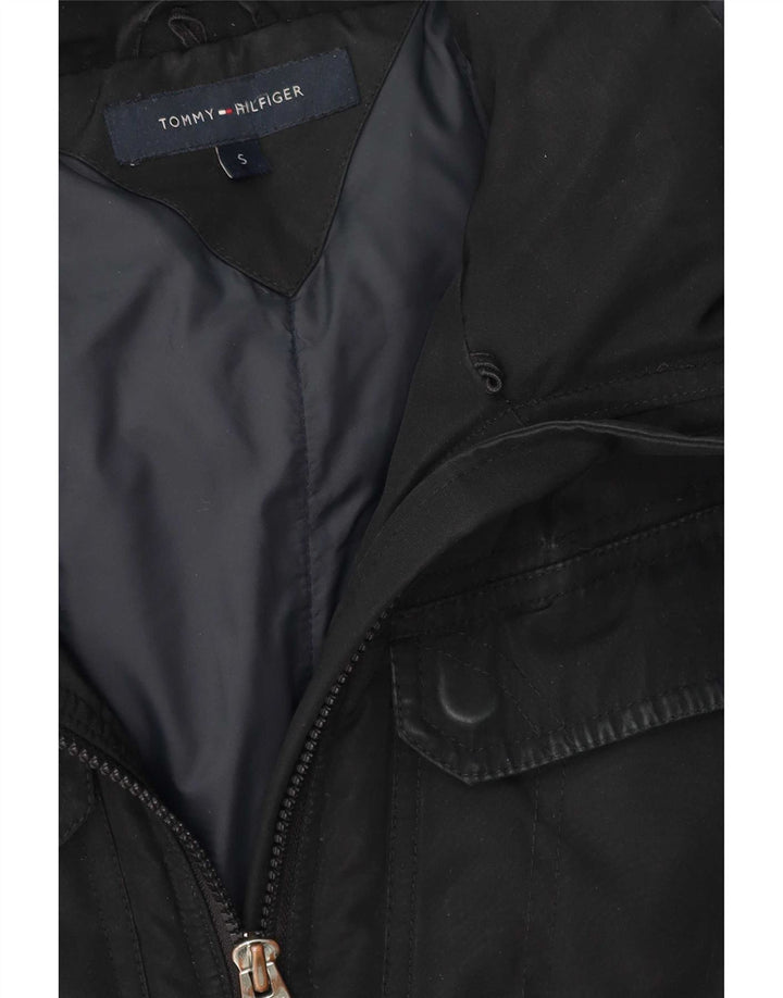 Jachetă căptușită cu glugă pentru bărbați Tommy Hilfiger UK 36 Small Black