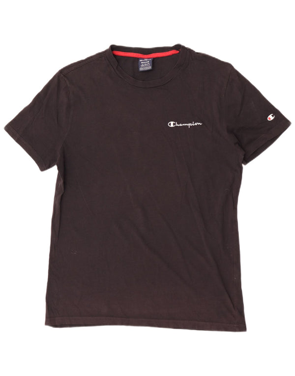Tricou grafic pentru bărbați Champion Top Mediu Negru