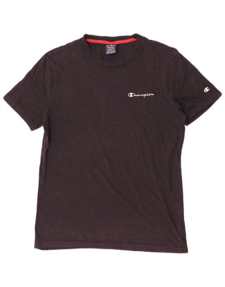 Tricou grafic pentru bărbați Champion Top Mediu Negru
