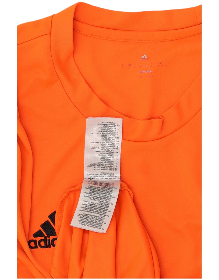 Tricou Adidas Climalite Top XL Portocaliu Poliester