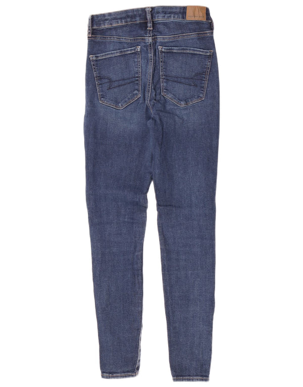 Blugi skinny pentru femei American Eagle US 4 Small W26 L28 Bumbac albastru