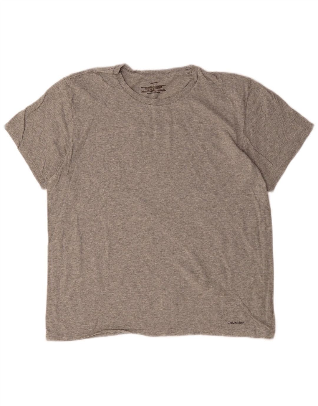 Tricou Calvin Klein pentru bărbați Top din bumbac gri mediu