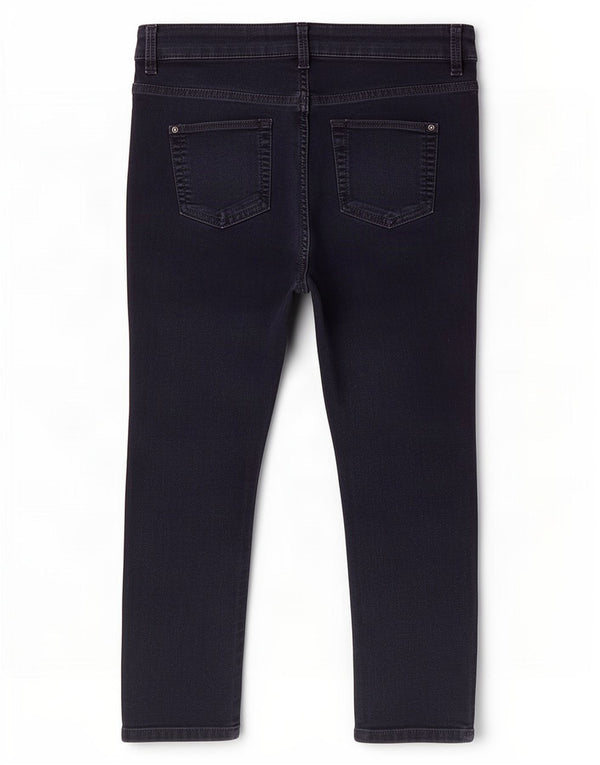 Blugi skinny Capri pentru femei Marks & Spencer UK 10 Small W28 L21 Bleumarin