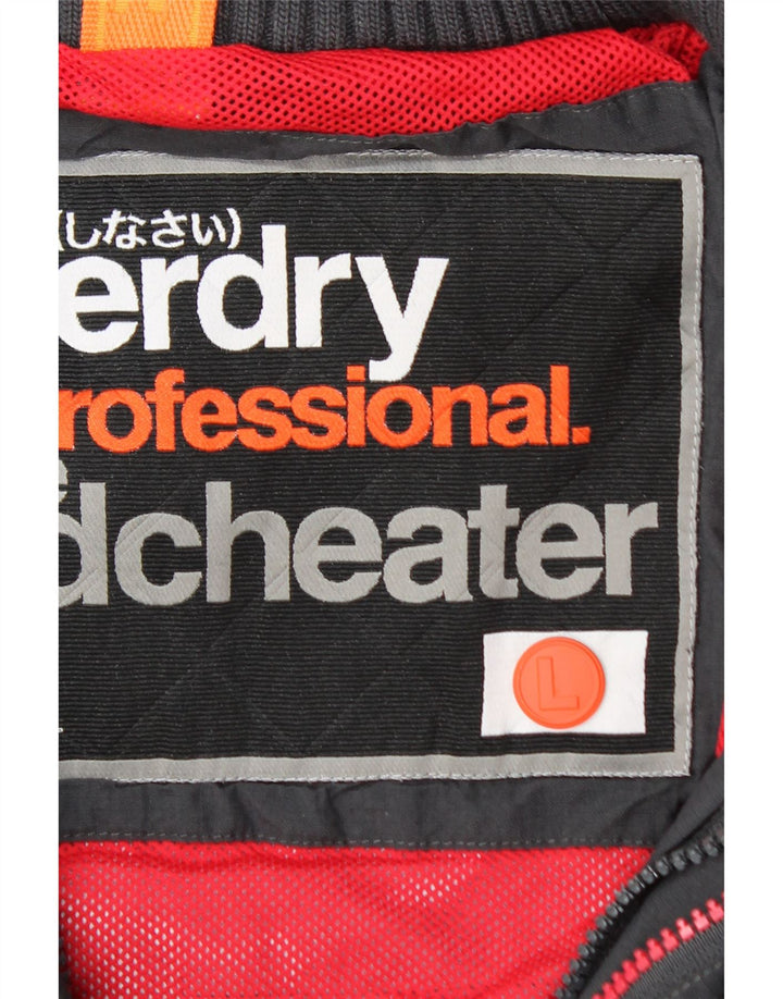 Jachetă de ploaie Superdry pentru bărbați, UK 40, mare, gri, nailon