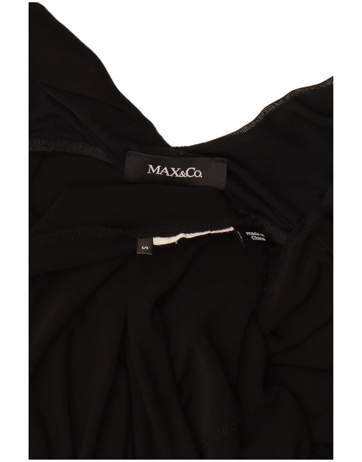 Max & Co. Rochie Bubble supradimensionată fără mâneci pentru femei UK 10 Small Black