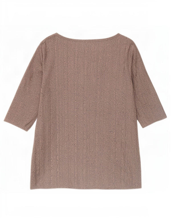 Top femeie Zara cu mâneci 3/4 UK 10 mic roz