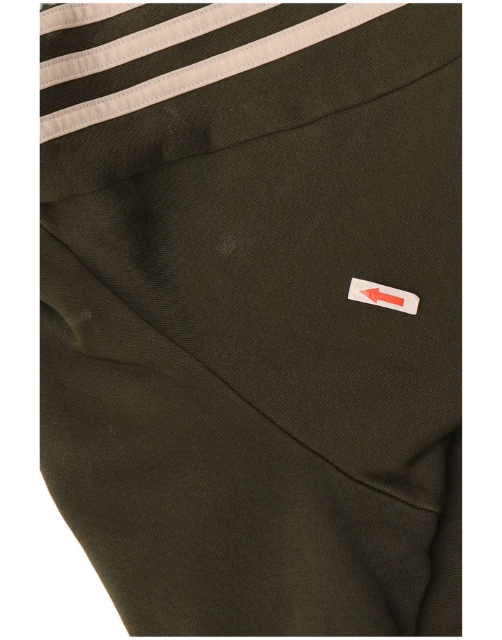 Hanorac pentru bărbați Adidas Jumper mare Kaki Bumbac color bloc
