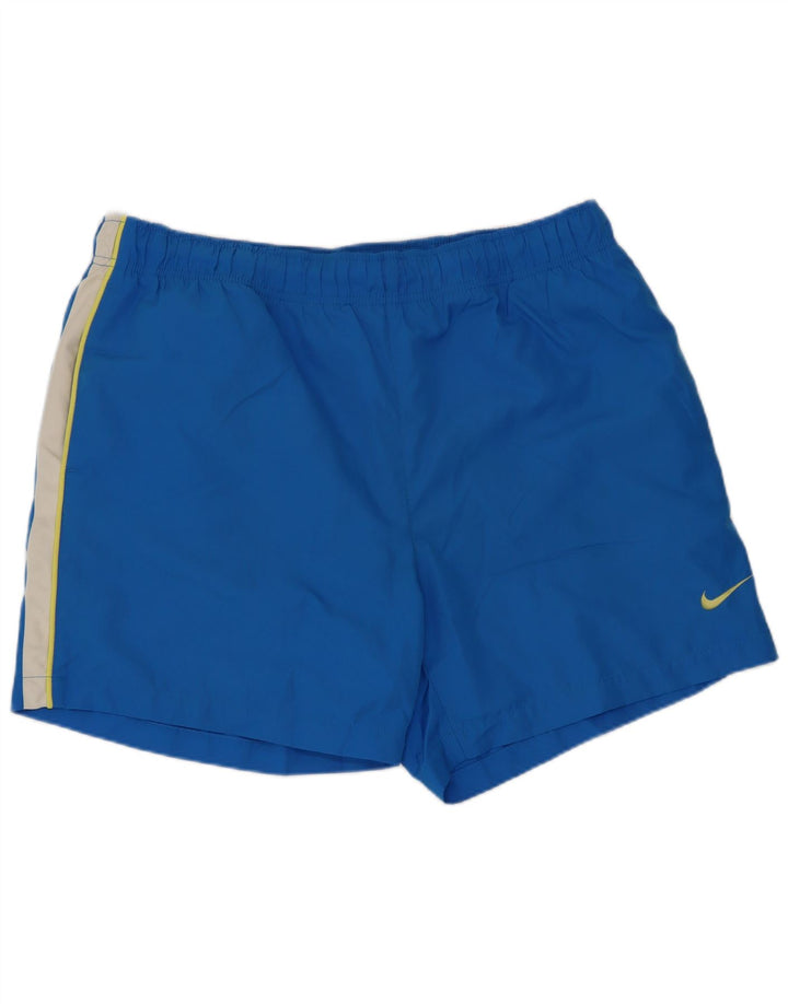 Pantaloni scurți de înot Nike pentru bărbați, mari, albastru, poliester color bloc