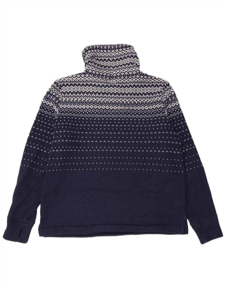 VINEYARD VINES Pulover pentru femei din Marea Britanie 14 Medium Bleumarin Fair Isle