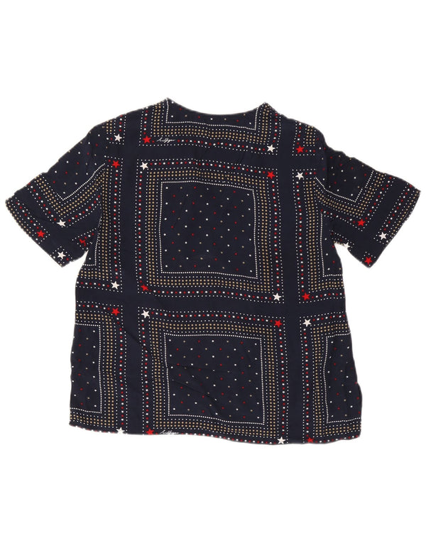 Bluză pentru femei Tommy Hilfiger Top US 6 Medium bleumarin pete