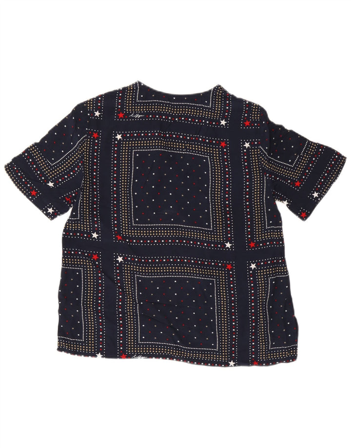 Bluză pentru femei Tommy Hilfiger Top US 6 Medium bleumarin pete