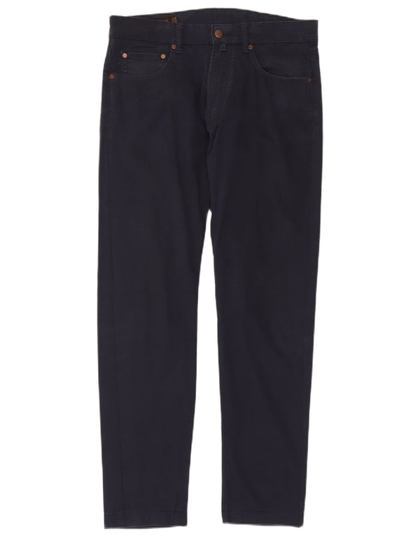 Pantaloni casual subțiri Marlboro Classics pentru bărbați W32 L31 bleumarin