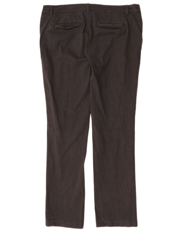 White Stuff Pantaloni chino drepți pentru femei UK 14 Large W36 L31 Gri Bumbac