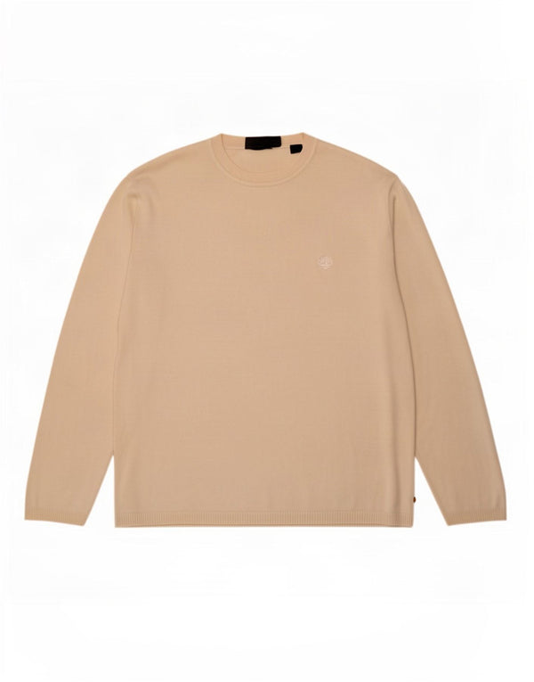Pulover pentru bărbați Timberland cu gât roșu, XL, bumbac alb
