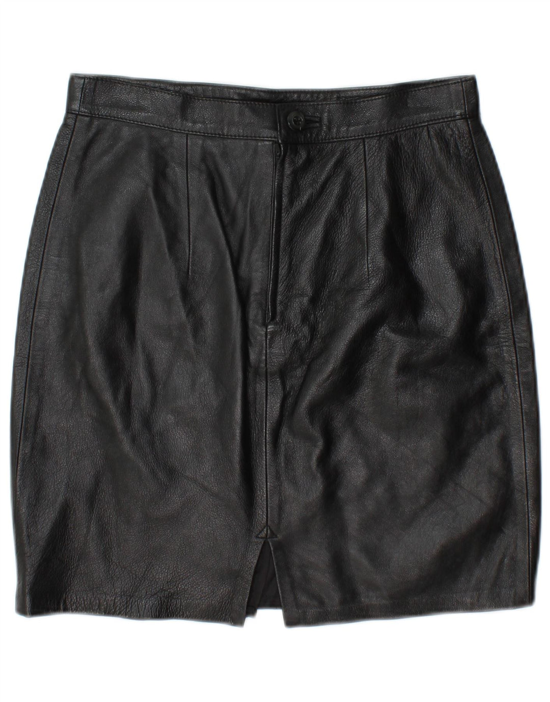 Fusta de piele pentru femei MARY ALBERT IT 44 Medium W28 Piele neagra