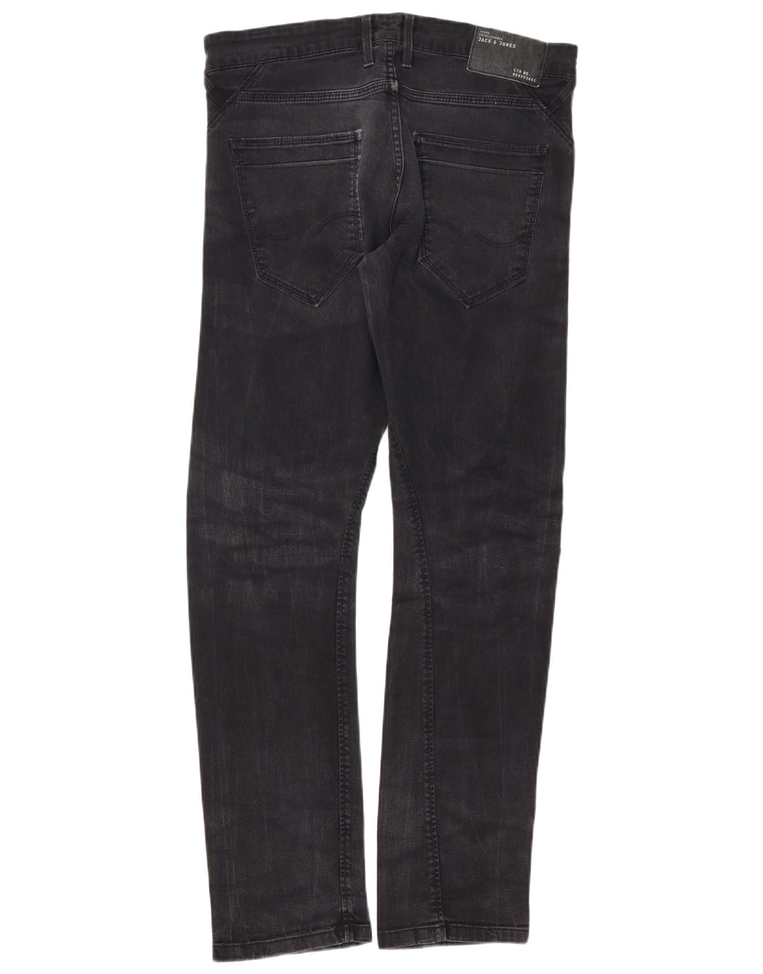 Blugi slim pentru bărbați Jack & Jones W32 L34 negri