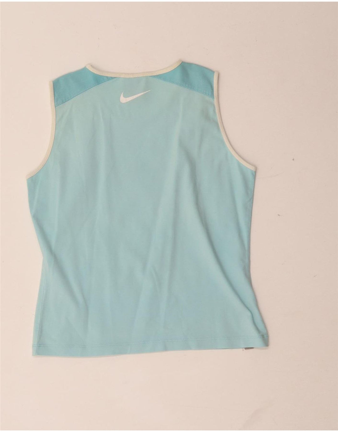 Top cu vestă cu grafică Nike pentru femei UK 10/12 Turcoaz mediu