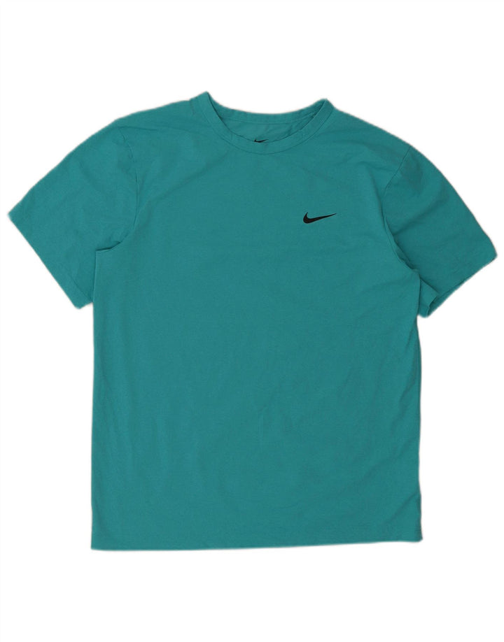 Tricou Nike Dri Fit pentru bărbați Top Medium Turcoaz Poliester