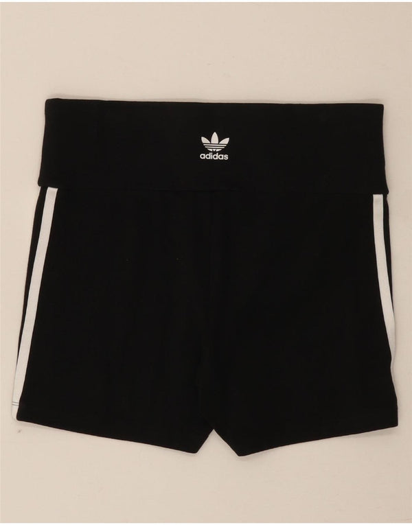 Pantaloni scurți sport Adidas pentru femei UK 12/14 Medium Black Bumbac