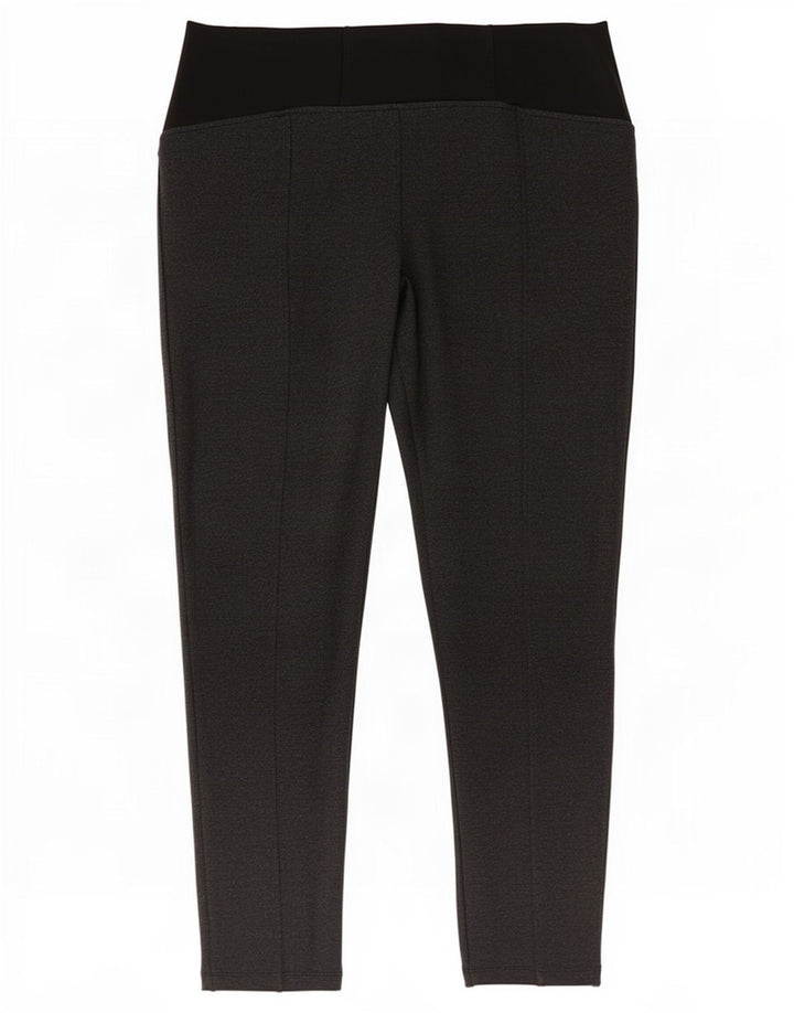 Leggings pentru femei Marks & Spencer UK 16 mare, gri, viscoză, bloc de culoare