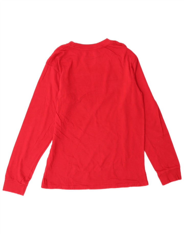 Vans Boys Graphic Top mânecă lungă 12-13 ani mare bumbac roșu