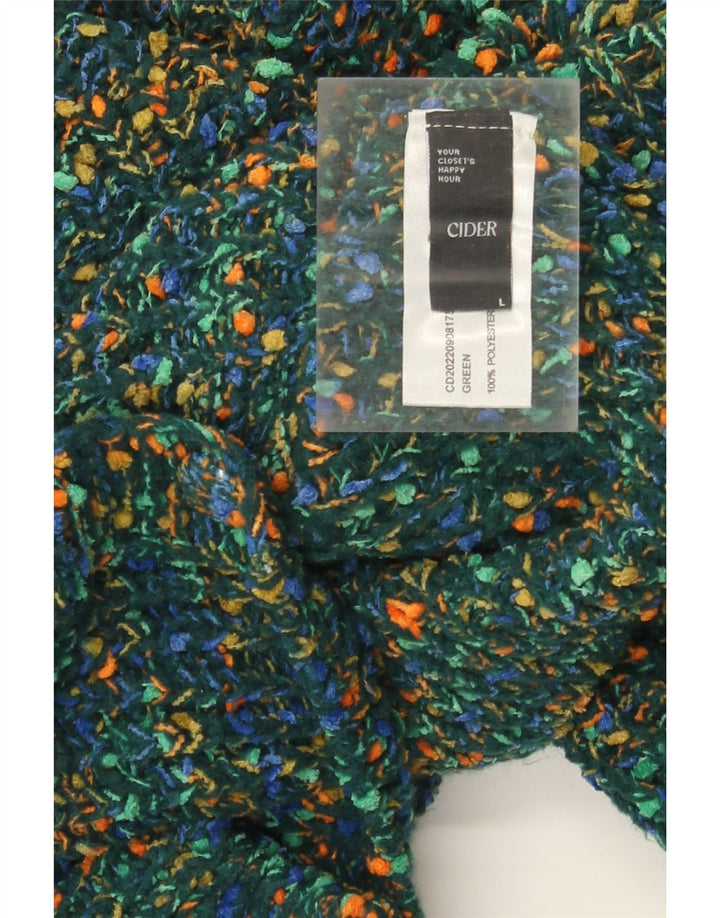 Cider Pulover Crop Cardigan pentru femei UK 16 Poliester mare cu pături verzi