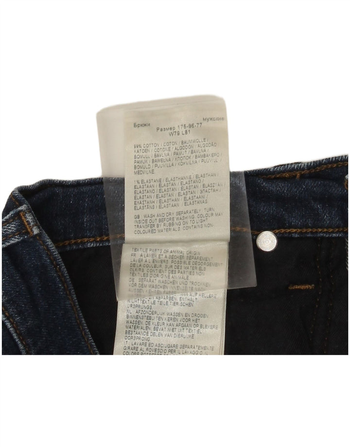 Lee Austin Tapered Jeans W31 L32 Blue Bumbac
